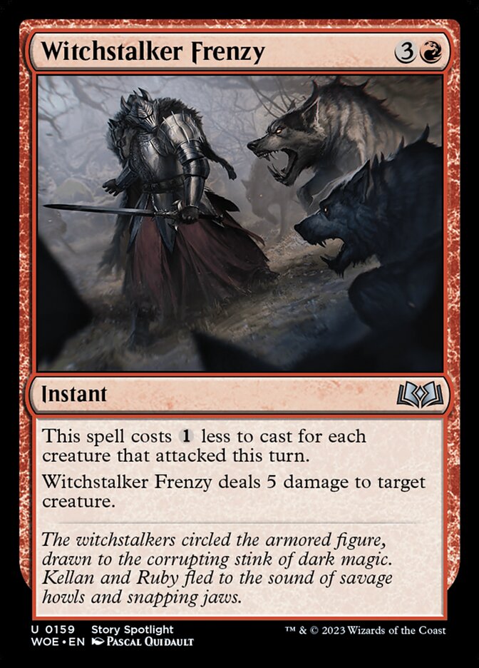 Witchstalker Frenzy - carta Magic The Gathering