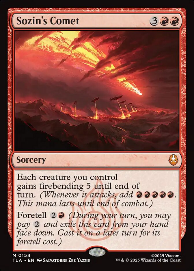 Sozin's Comet - carta Magic The Gathering