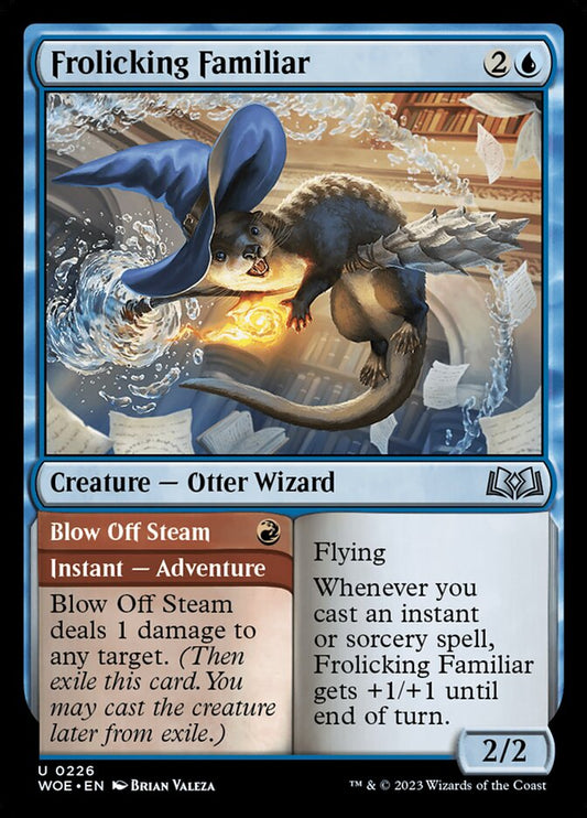 Frolicking Familiar // Blow Off Steam - carta Magic The Gathering