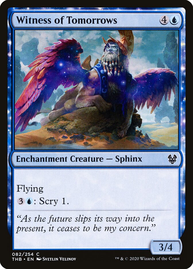 Witness of Tomorrows - carta Magic The Gathering
