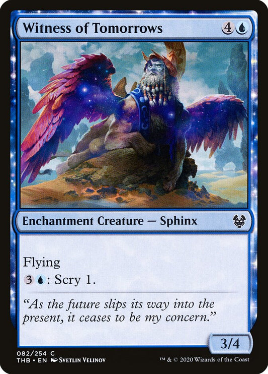 Witness of Tomorrows - carta Magic The Gathering