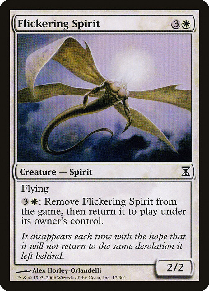 Flickering Spirit - carta Magic The Gathering