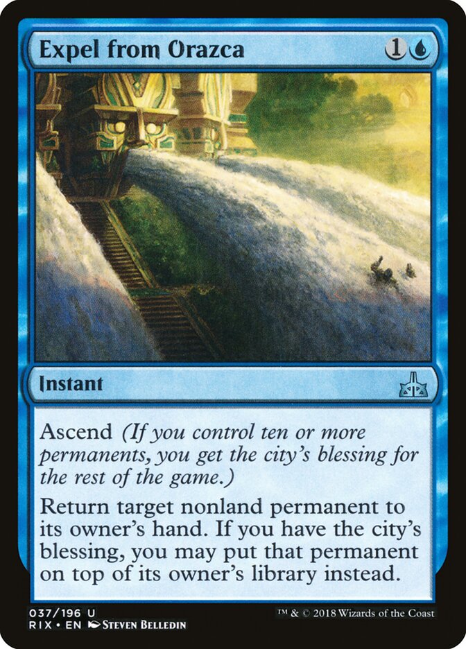 Expel from Orazca - carta Magic The Gathering