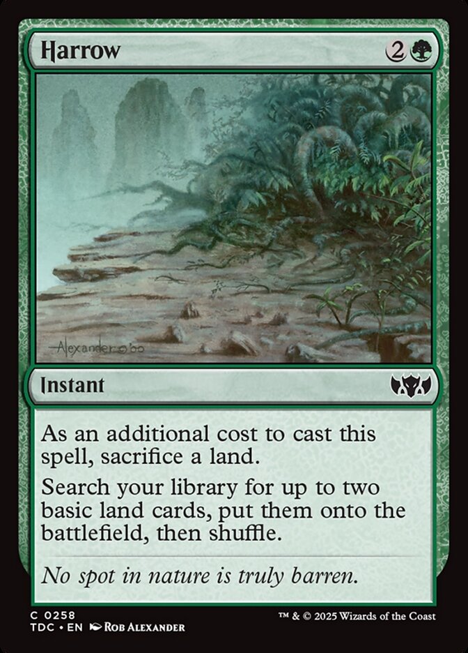 Harrow - carta Magic The Gathering