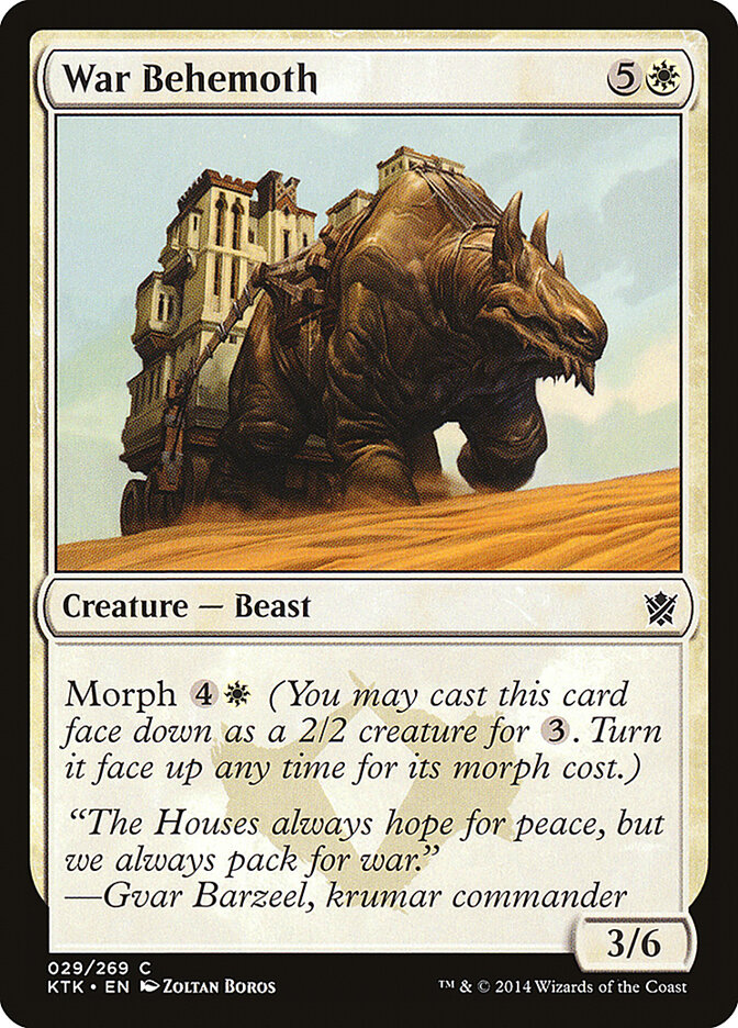 War Behemoth - carta Magic The Gathering