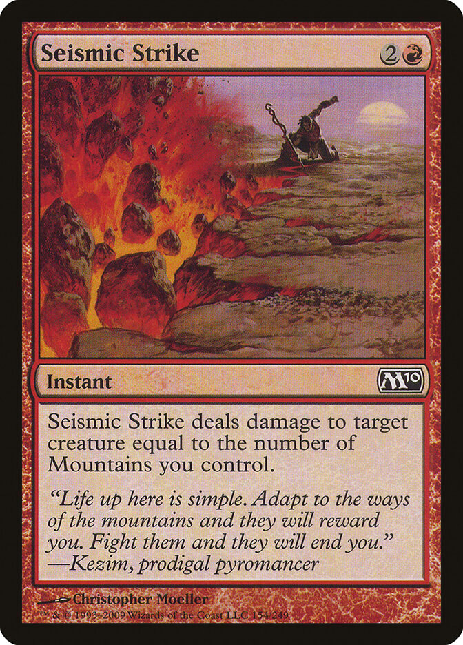 Seismic Strike - carta Magic The Gathering