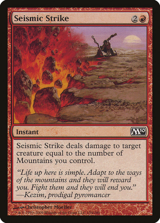 Seismic Strike - carta Magic The Gathering