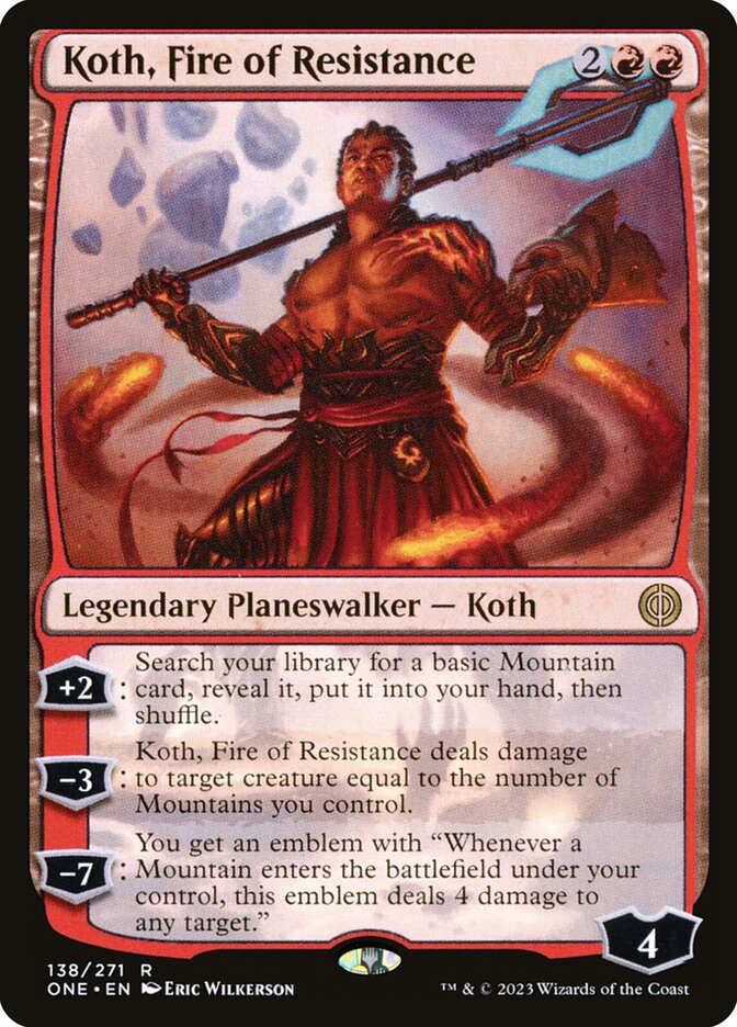 Koth, Fire of Resistance - carta Magic The Gathering