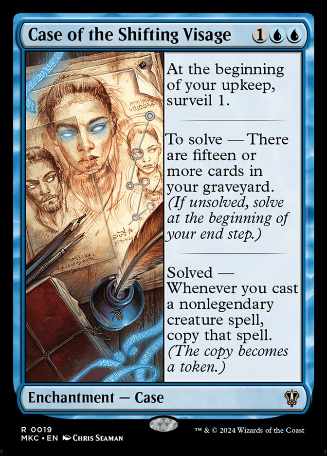 Case of the Shifting Visage - carta Magic The Gathering
