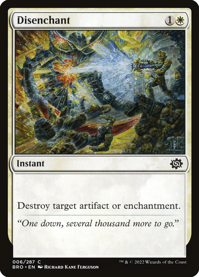 Disenchant - carta Magic The Gathering