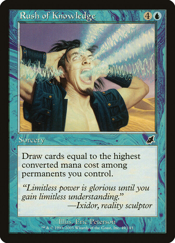 Rush of Knowledge - carta Magic The Gathering