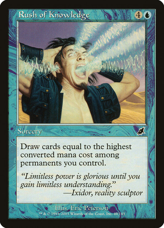 Rush of Knowledge - carta Magic The Gathering