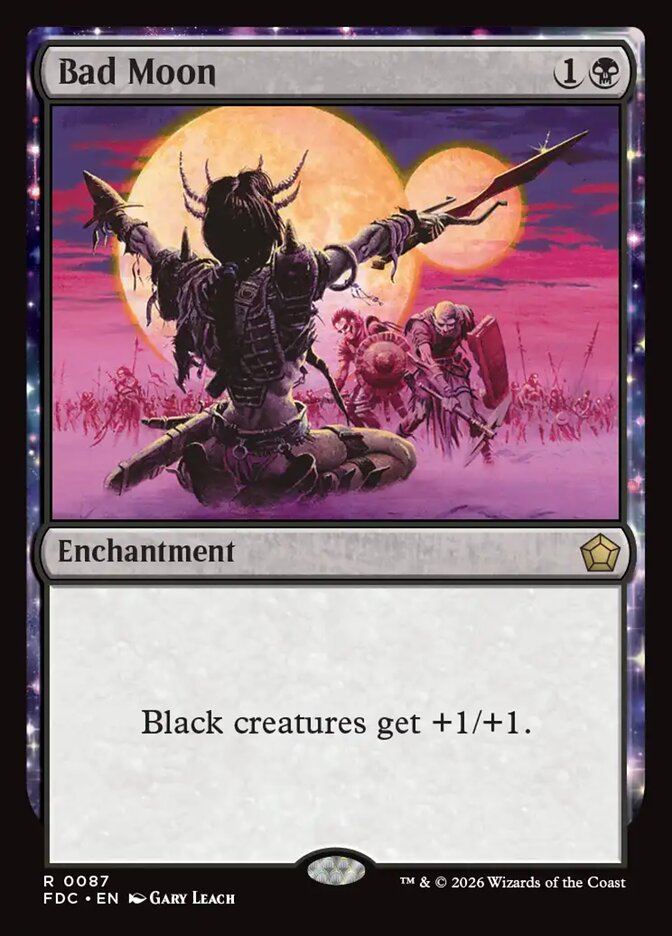 Bad Moon - carta Magic The Gathering