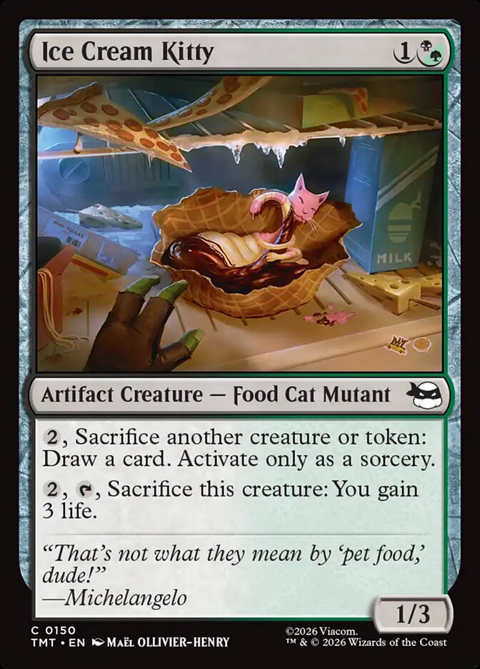 Ice Cream Kitty - carta Magic The Gathering