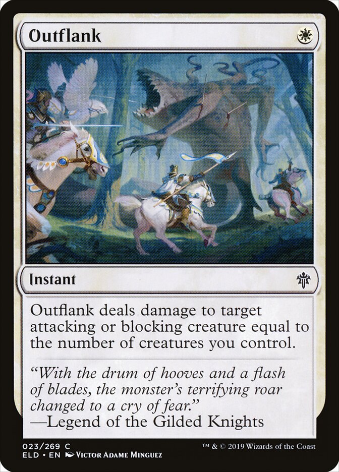 Outflank - carta Magic The Gathering