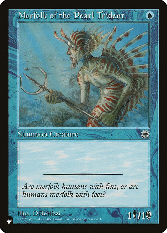 Merfolk of the Pearl Trident - carta Magic The Gathering