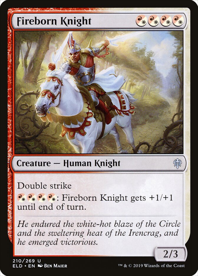 Fireborn Knight - carta Magic The Gathering