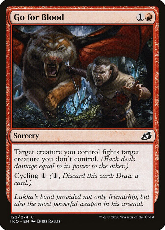 Go for Blood - carta Magic The Gathering