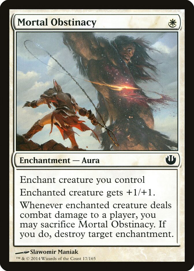 Mortal Obstinacy - carta Magic The Gathering