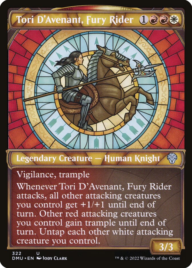 Tori D'Avenant, Fury Rider - carta Magic The Gathering
