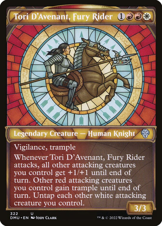 Tori D'Avenant, Fury Rider - carta Magic The Gathering