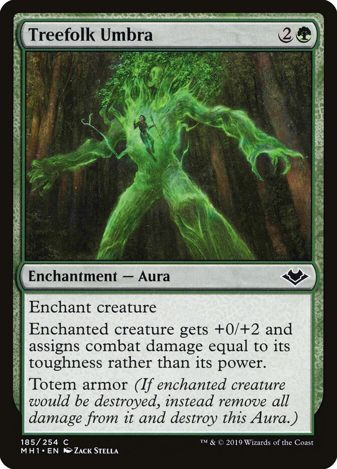 Treefolk Umbra - carta Magic The Gathering