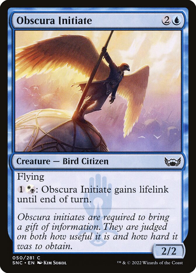 Obscura Initiate - carta Magic The Gathering