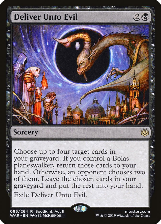 Deliver Unto Evil - carta Magic The Gathering