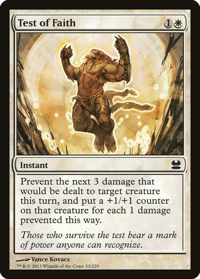 Test of Faith - carta Magic The Gathering