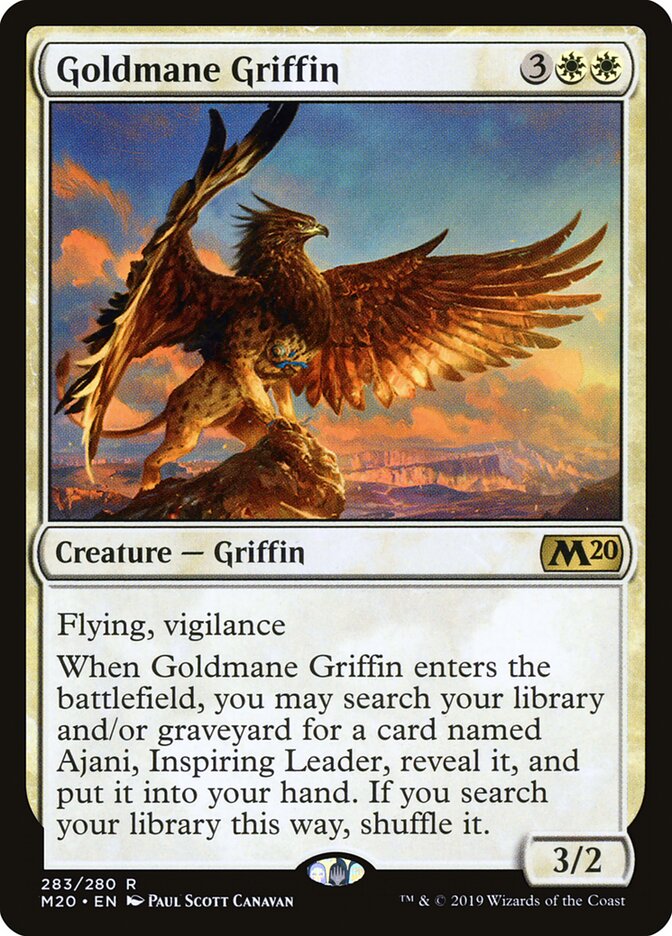 Goldmane Griffin - carta Magic The Gathering
