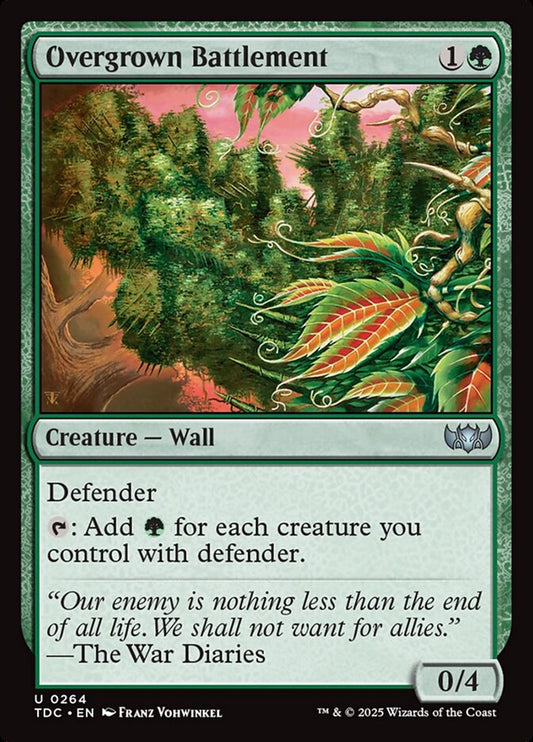 Overgrown Battlement - carta Magic The Gathering