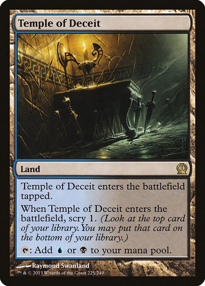 Temple of Deceit - carta Magic The Gathering