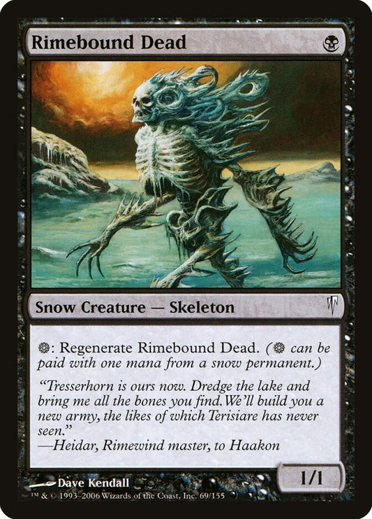 Rimebound Dead - carta Magic The Gathering