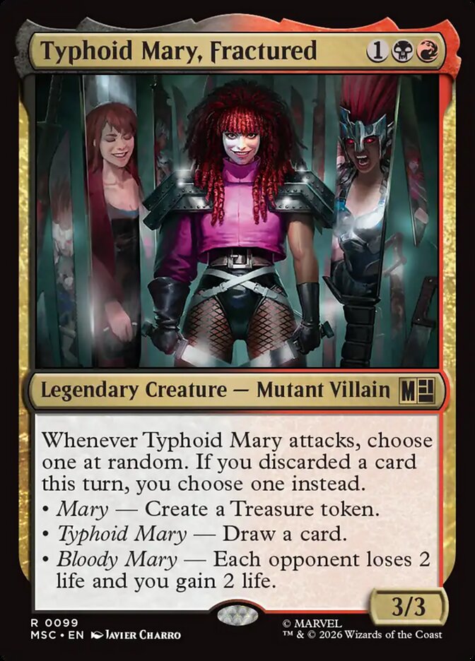 Typhoid Mary, Fractured - carta Magic The Gathering