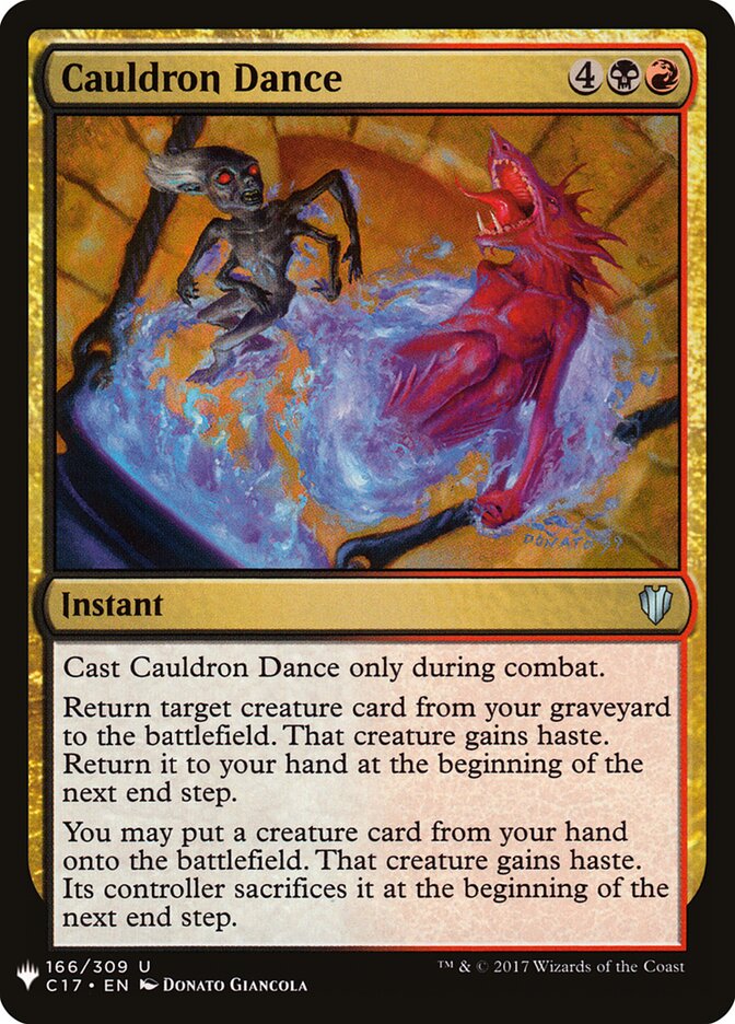 Cauldron Dance - carta Magic The Gathering