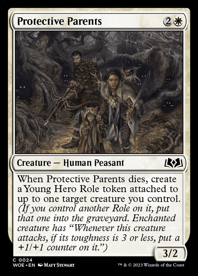 Protective Parents - carta Magic The Gathering