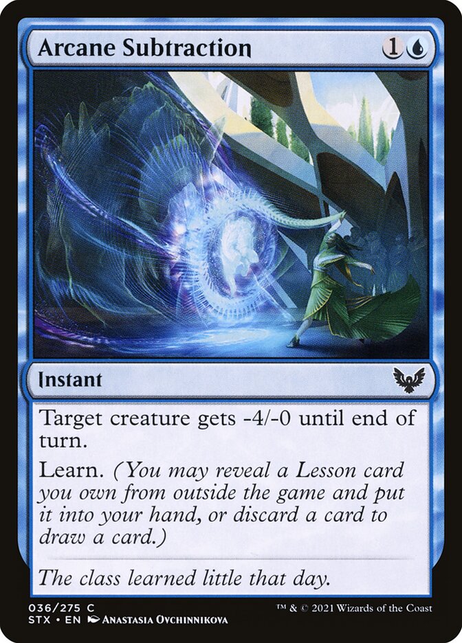 Arcane Subtraction - carta Magic The Gathering
