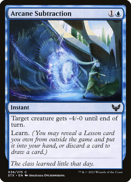 Arcane Subtraction - carta Magic The Gathering