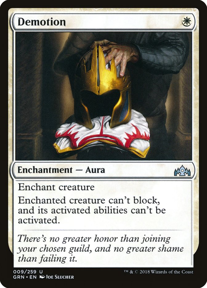 Demotion - GRN-009-NF-STD