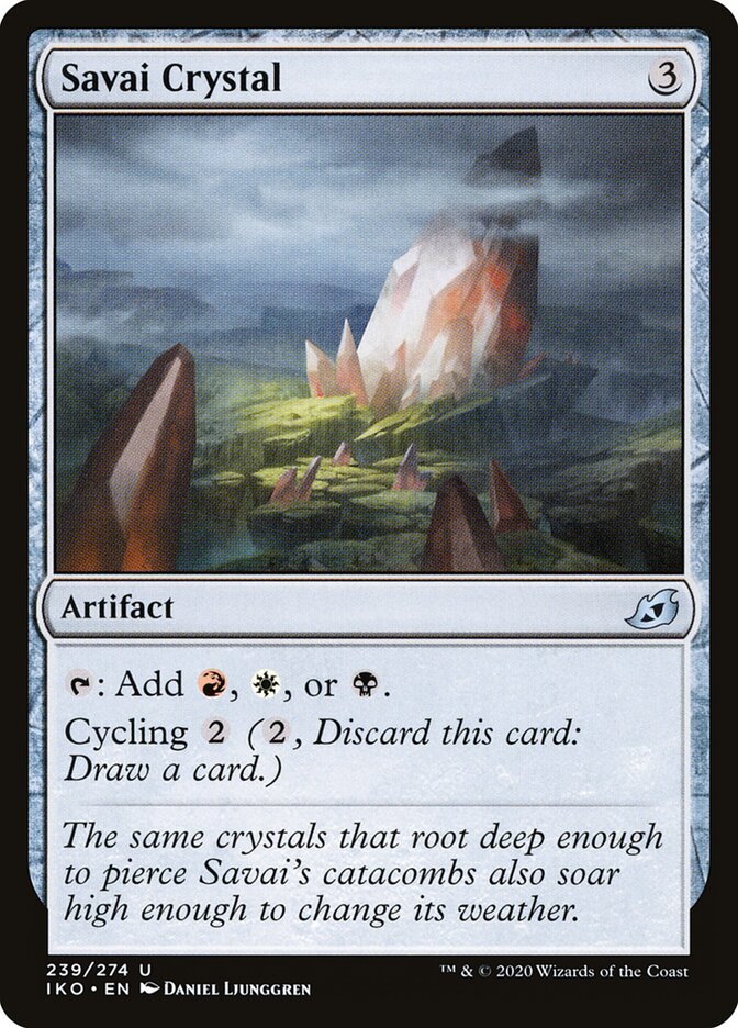 Savai Crystal - carta Magic The Gathering