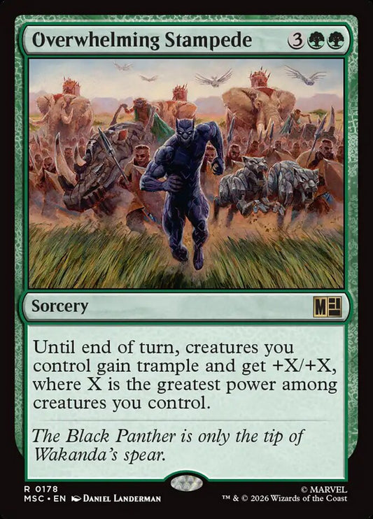 Overwhelming Stampede - carta Magic The Gathering