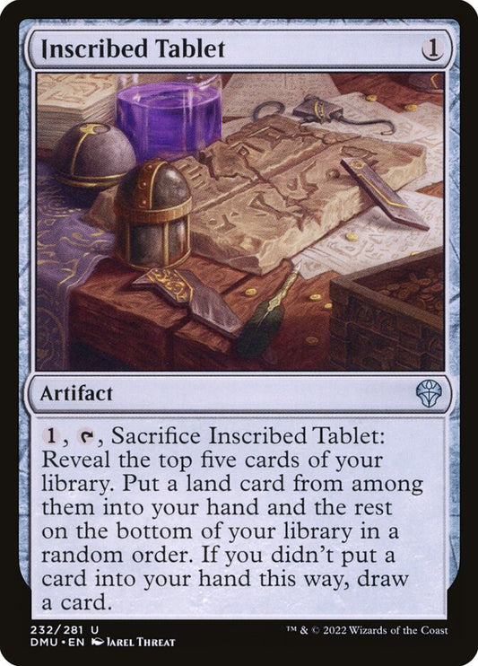 Inscribed Tablet - carta Magic The Gathering