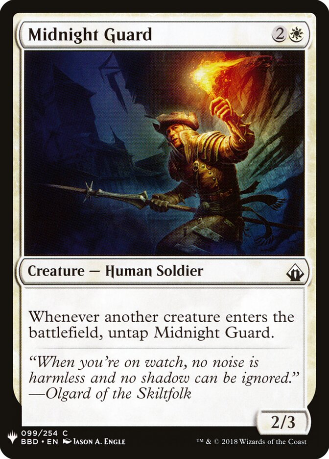 Midnight Guard - carta Magic The Gathering