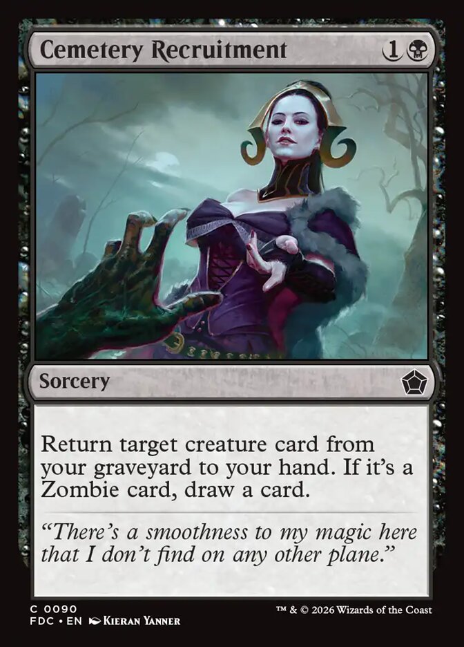 Cemetery Recruitment - carta Magic The Gathering