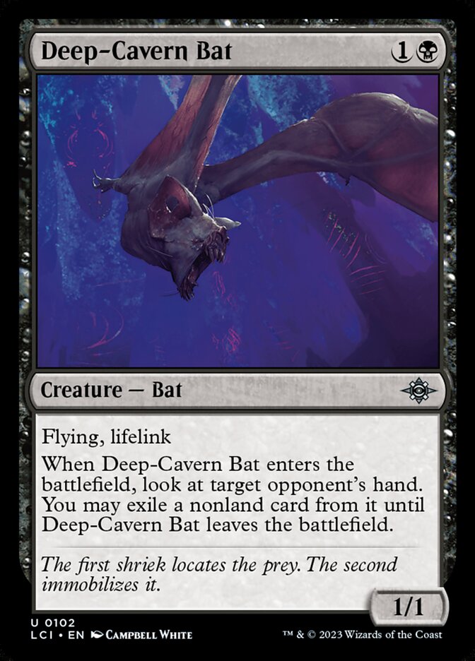 Deep-Cavern Bat - LCI-102-NF-STD