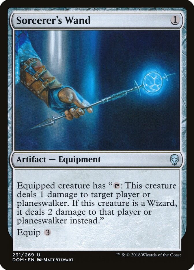 Sorcerer's Wand - carta Magic The Gathering
