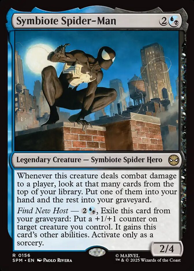 Symbiote Spider-Man - carta Magic The Gathering