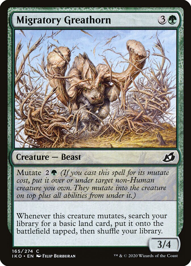 Migratory Greathorn - carta Magic The Gathering