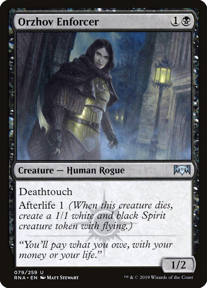 Orzhov Enforcer - carta Magic The Gathering