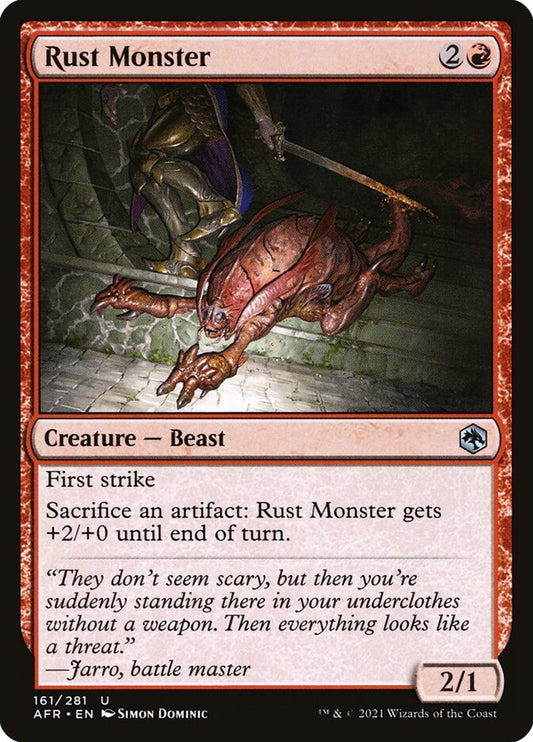 Rust Monster - carta Magic The Gathering